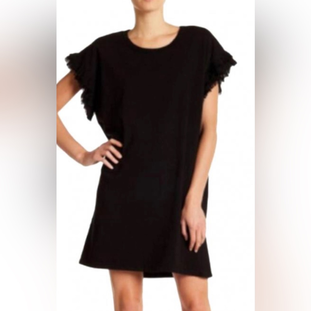 Current/Elliot Ruffle Short Sleeve Dress